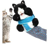 Cat Puppet Wrestler - Guanto da wrestling in nylon felpato, a lunga durata, con robusta imbottitura, marionetta da mano per giocare interattivo, esercizio e allenamento in sicurezza
