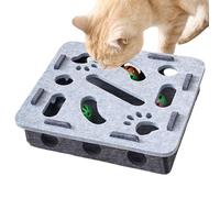 Cat Puzzle Box - Cat Puzzle Feeder | Food Food Food Slow Feeder | Giocattoli di gattini interattivi | Stimolazione Puzzle Games Maze Puzzle Box Mind Game Game Sensory Activity for Indoor gattini