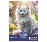 Cat, Puzzle Da 1000 Pezzi, Immagini Splendide E Raffinate, Perfetto Per Incorniciare, Adatto Dai 12 Anni, 38x26cm/1000pcs