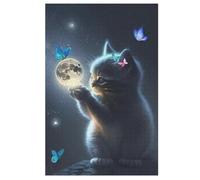 Cat Puzzle Games for Adults E Bambini - for Creativity And Mindfulness - Challenging Jigsaw Puzzles 1000 Pezzi for Family 78×53cm