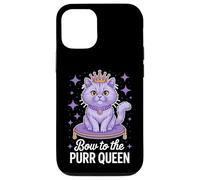 Cat Queen - Gatto divertente Custodia per iPhone 12/12 Pro