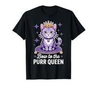 Cat Queen - Gatto divertente Maglietta