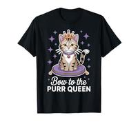 Cat Queen - Gatto divertente Maglietta