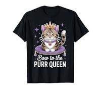 Cat Queen - Gatto divertente Maglietta