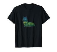 Cat R Pillar Caterpillar Cat Art Simpatico e Divertente Gatto Maglietta