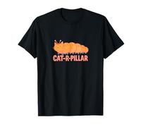 Cat R Pillar Caterpillar Cat Art Simpatico e Divertente Gatto Maglietta