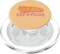 Cat R Pillar Caterpillar Cat art simpatico e divertente gatto PopSockets PopGrip per MagSafe