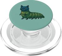 Cat R Pillar Caterpillar Cat art simpatico e divertente gatto PopSockets PopGrip per MagSafe
