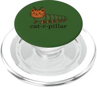 Cat R Pillar Caterpillar Cat art simpatico e divertente gatto PopSockets PopGrip per MagSafe