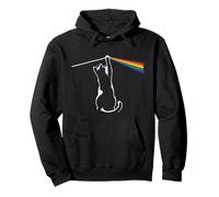 Cat Rainbow Light Cool Prism Science Spectral Men Women Kids Felpa con Cappuccio