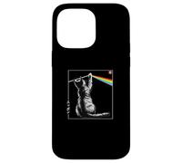 Cat Rainbow Prism Arte Giapponese - Spettro di Luce Minimalista Custodia per iPhone 14 Pro Max