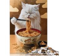 Cat Ramen Puzzle Impossible 1000 Pezzi Decorazione Per La Casa. Giochi Rilassamento E Intelligence Per Adulti E Ragazzi Da 14 Anni 1000pcs (75x50cm)