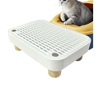 Cat Ramp For Litter Box - Senior Cat Litter Step With Filter Function,Non-Slip Kitten Poop Box Mat | For Apartment Living Room Veterinary Dormitory Indoor Outdoor