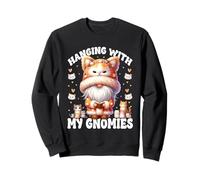 Cat Retirement Gnome For Women And Men With Cats And Books Felpa