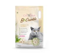 Cat&Rina BeCrumble, lettiera in granuli per gatti al tofu da 2,5kg Agglomerante e Vegetale. Si smaltisce nell'organico o nel wc. Sabbia gatti anti odore, 1 pezzo