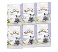 Cat&Rina BeNatural, lettiera per gatti al tofu da 5,5l Agglomerante e Vegetale. Fino a 30 giorni di utilizzo. Si smaltisce nell'organico o nel wc. Sabbia gatti anti odore Lavanda, 6 pezzi