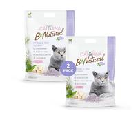 Cat&Rina BeNatural, lettiera per gatti al tofu da 5,5l Agglomerante e Vegetale. Fino a 30 giorni di utilizzo. Si smaltisce nell'organico o nel wc. Sabbia gatti anti odore Lavanda, 2 pezzi