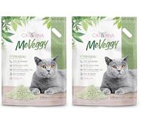Cat&rina MeVeggy Lettiera Vegetale per Gatti da 7,5L di lunga durata. Sabbia Naturale e Agglomerante, smaltibile nell'organico o nel WC. Neutralizza gli odori e non si attacca a zampe e pelo.