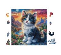 Cat Rompicapo 100 Pezzi Per Festa Della Repubblica Cartone Rigido Paesaggi Italiani Per Decorazione Murale Da Passatempo Edizione Limitata 28x28cm