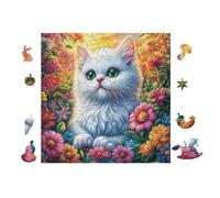 Cat Rompicapo 100 Pezzi Puglia Per Adulti Cartone Spesso Resistente Per Tempo Libero E Passatempo Da Passatempo Con Poster Incluso Top Vendita 28x28cm