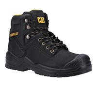 CAT - Scarpe antinfortunistiche Mid S3, da uomo, colore: nero, Nero, 43 EU