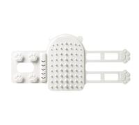 Cat Scratch Corner Brush, Wall Scratcher Massage Grooming Brush 7.87x3.94 inches, Adjustable Strap Pet Itch Tool for Furniture Legs and Climbing Frames, Effortless Positioning