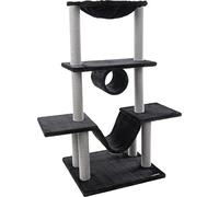 Cat Scratching Tree Hamza Black 60x57x122 cm FLAMINGO