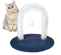 Cat Self Groomer, Cat Cat Gratta Toy, 13.78 pollici Cait Brush Arch | Spazzole per capelli di gatto, bancarotta parrucchiere strumento con pad grattare, giocattolo di massaggio s