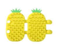Cat Self Groomer, Pineapple Corner Scratcher Brush, Adjustable Silicone