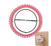 Cat Self Grooming - Massaggiatore Per Il Corpo Con Denti Morbidi Fai-da-te | Toelettatore Automatico Per Gatti Da Interni | Per Scatole Di Cartone, Armadietti In Legno, Mobili, Strutture Per Arrampica