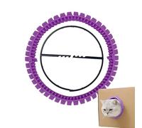 Cat Self Grooming - Toelettatore Per Gatti Da Interno, Dispositivo Per Sfregamento Manuale 97 G | Massaggiatore Circolare Per Il Corpo In Polipropilene Strumento Delicato Per La Pulizia Della Pellicci