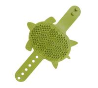 Cat Self Scratcher, Rubbing Corner Brush, 203-Teeth Silicone Grooming Tool, Waterproof and Flexible Design, Easy Wall or Furniture Mount for Home, Travel & Shedding Season