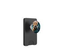 Cat Selfie During Shark Chase Funny Underwater Graphic PopSockets PopWallet per MagSafe