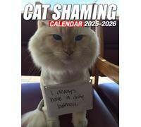 Cat Shaming Calendar 2025 - 2026: Bring Joy and Stay Organized with Our 24-Month 2025-2026 US Holidays - Perfect for Gifting or White Elephant Parties, Christmas Gift