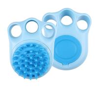 Cat Shampoo Brush - Pet Bath Brush | Soft Shampoo Dispensing Scrubber | Soft Silicone Bristle Pet Grooming Brushs | Shampoo Dispensing Massage Scrubber For Bathing Grooming Massage Short Long Hair