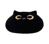 Cat Shaped Rug - Black Cat Rugs | Black Cats Rug For Bedroom | Anti-Slip Soft Carpet Doormat For Shower Toilet Bedroom Kitchen Floor | 50x55cm/19.69x21.65 Inches