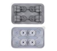 Cat Shaped Tray 4.69x2.2x7.28 Inches | Craft Ice Molds For DIY | 4 cavities silicone IceMold Fun Shapes, 3D Cat Mold, DIY Reusable IceMolds For Women Men, Cocktail, Chilling