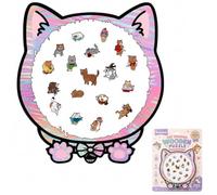 Cat Shaped Wooden Puzzle 135 Piece Jigsaw for Adults with Display Stand