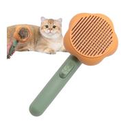 Cat Shedding Brush, Cats Brush Long Short Hair, 3.27x2.56 in, Deshedding Comb Tool, Massage Cleaning Accessory, Compact Lightweight Design, Kitten Dog Flea Bath Indoor Pet Grooming Routine Use