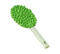 Cat Shedding Brush, Durian Shaped Tool, Soft Tpr Grooming Comb with Massage Points, Ideal for Long Haired Cats, Removal, Gentle Skin, 22x9cm, Efficient Grooming