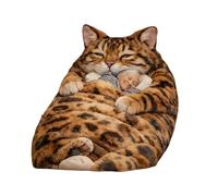 Cat Sleeping Bag for Adults, 175x80cm Washable Funny Soft Cat Shaped Sleeping Bags for Indoor Bedroom Living Room