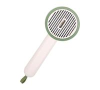 Cat Slicker Brush, Puppy Hair Shedding Comb, 8.27x3.39x2.36 inches Portable Pet Grooming Brush with -Click Release Button, Remover Tool for Long-Haired Cats Dogs Rabbits