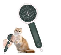 Cat Slicker Brush, Puppy Hair Shedding Comb, Multifunctional Portable Brush with Release Button, for Long-Haired Pets, Grooming Tool, Detangling, Shedding Control, 8.27x3.39x2.36 inches