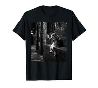 Cat Smoking Cigarette Party Cat Meme Gen Z Amanti dei gatti Maglietta