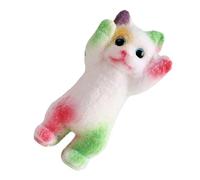 Cat Squeeze Toy, Cute Sensory Stress Fidget, Pressure Relief Squishy Toy for Relaxation and Focus, Soft Elastic Material With Durable Shape Retention, Desk Accessory, Portable Toys