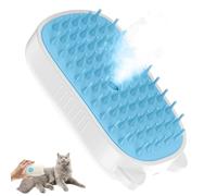 Cat Steam Brush, Dog Hair Removal Comb, Steam Brush for Cats, Cat Steamer Brush Pet Steam Slicker With Button for Massage Grooming and Removing Loose Hair