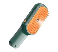 Cat Steam Brush, Gentle Cat Shedding Brush with Steamer, ABS Silicone Material, Multifunctional Pet Grooming Tool for Hair Removal and Detangling, 7.09 x 2.36 x 1.85 inches