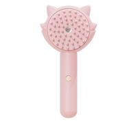 Cat Steam Brush, Pet Grooming Comb, Shedding Hair Remover, Built-in Spray Function, Frizz-Control Massage Design, Compact Size for Puppy, Kitten, Bathing Daily Cleaning