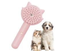 Cat Steam Brush, Pet Hair Removal Grooming Comb with Spray Function, Frizz-Control Steamer Shedding, Massing Tool Cats Puppies, Bathing and Cleaning Aid for Showers