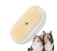 Cat Steamer Brush, Electric Steamy Cat Brush, Pet Grooming Comb, Abs Material, Type-C Charging, Dog Hair Remover, Portable Shedding Accessories, 4.92x2.95x1.97 Inches